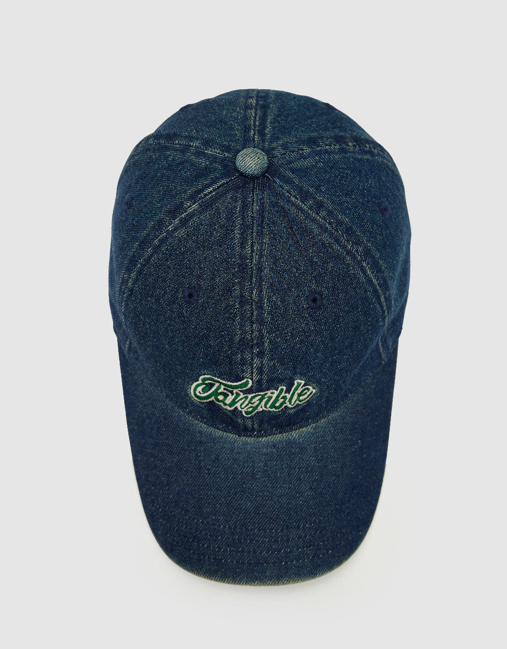 Letter Embroidered Denim Baseball Cap