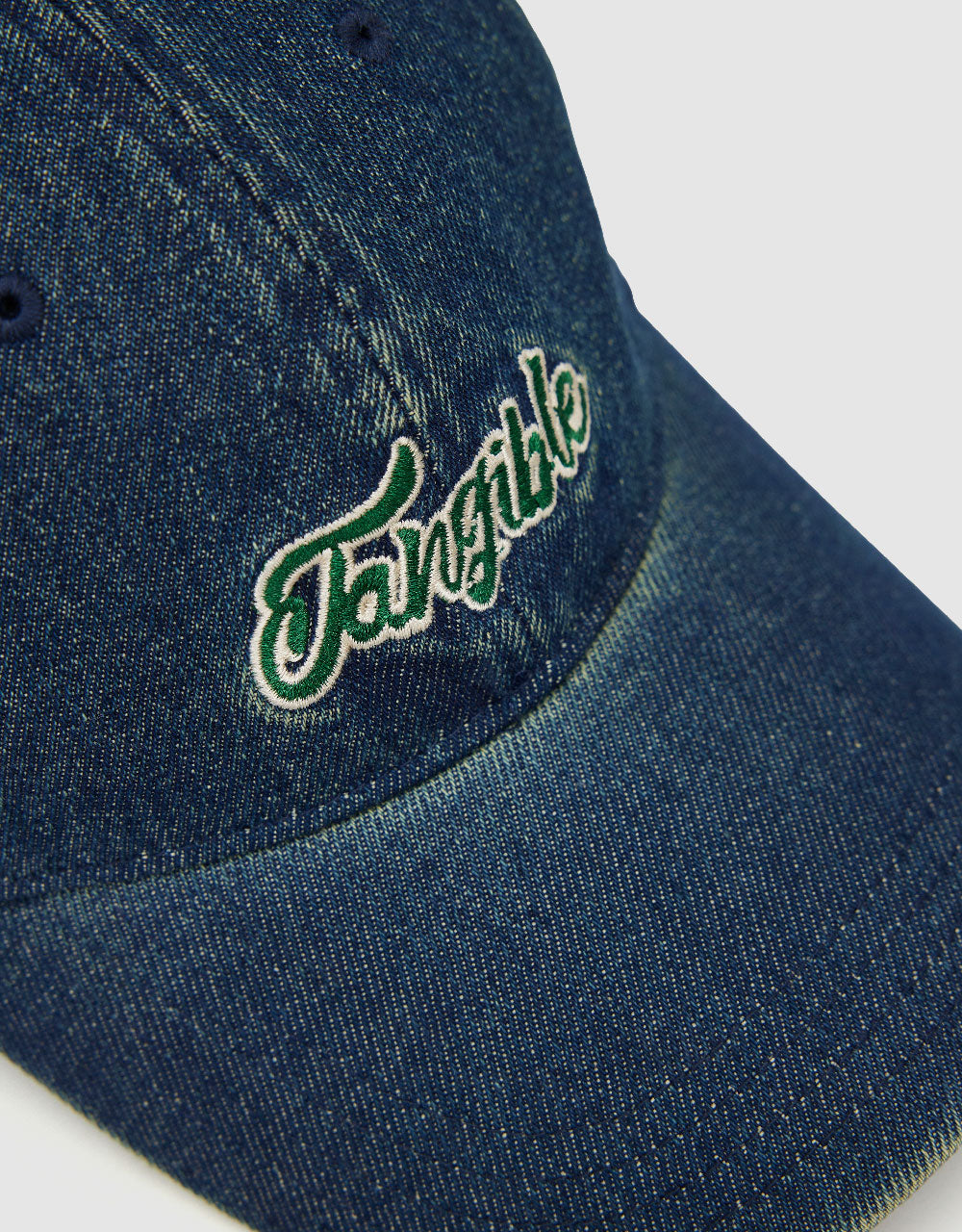 Letter Embroidered Denim Baseball Cap