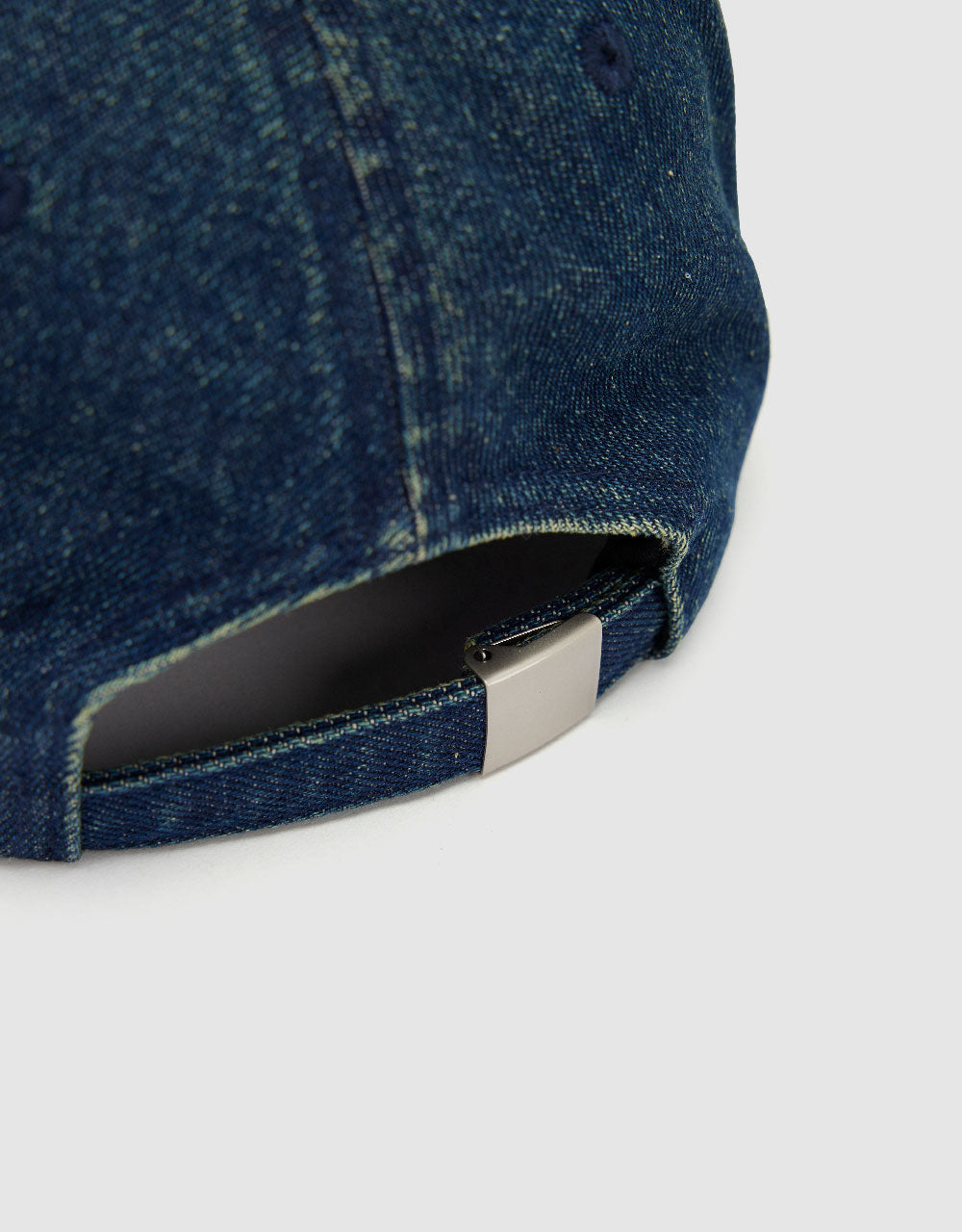 Letter Embroidered Denim Baseball Cap