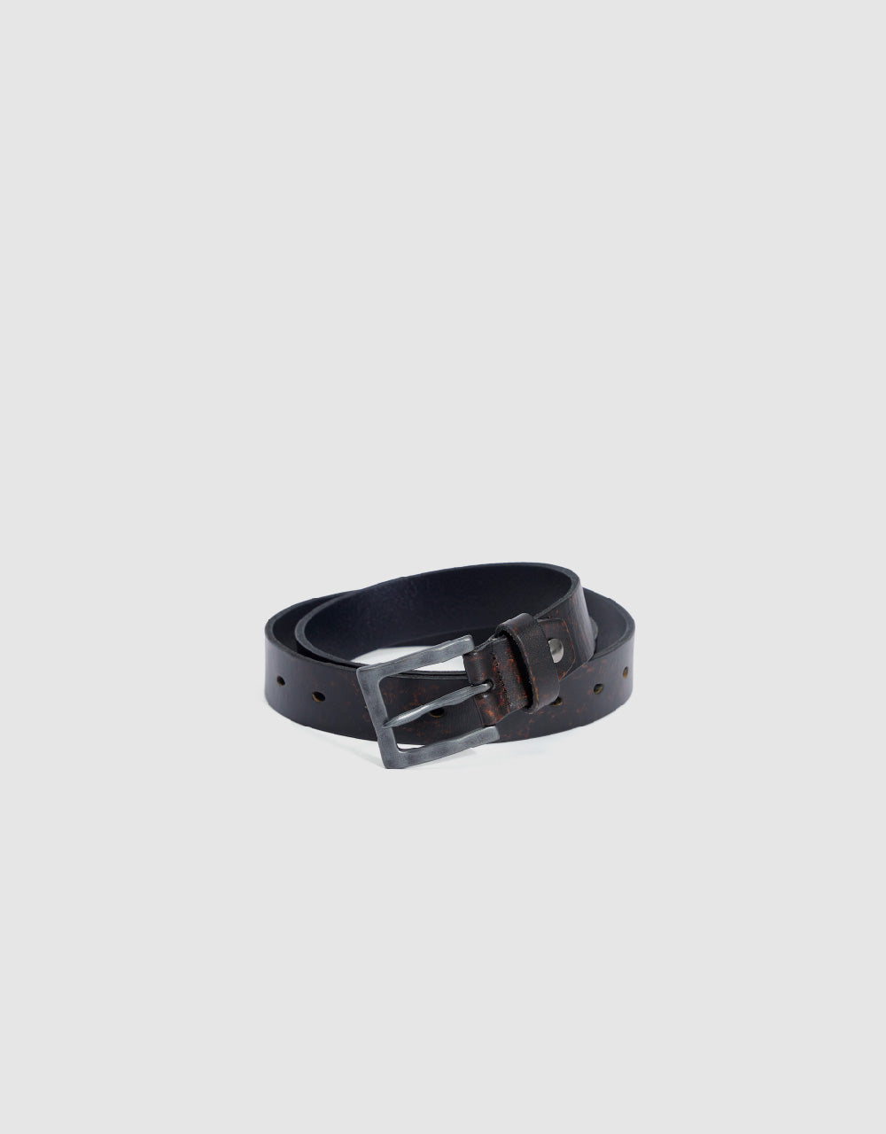 Embossed Vegan Leather Belt