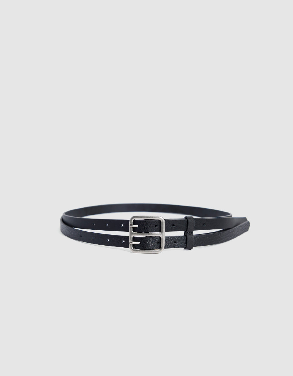 Vegan Leather Double Belt