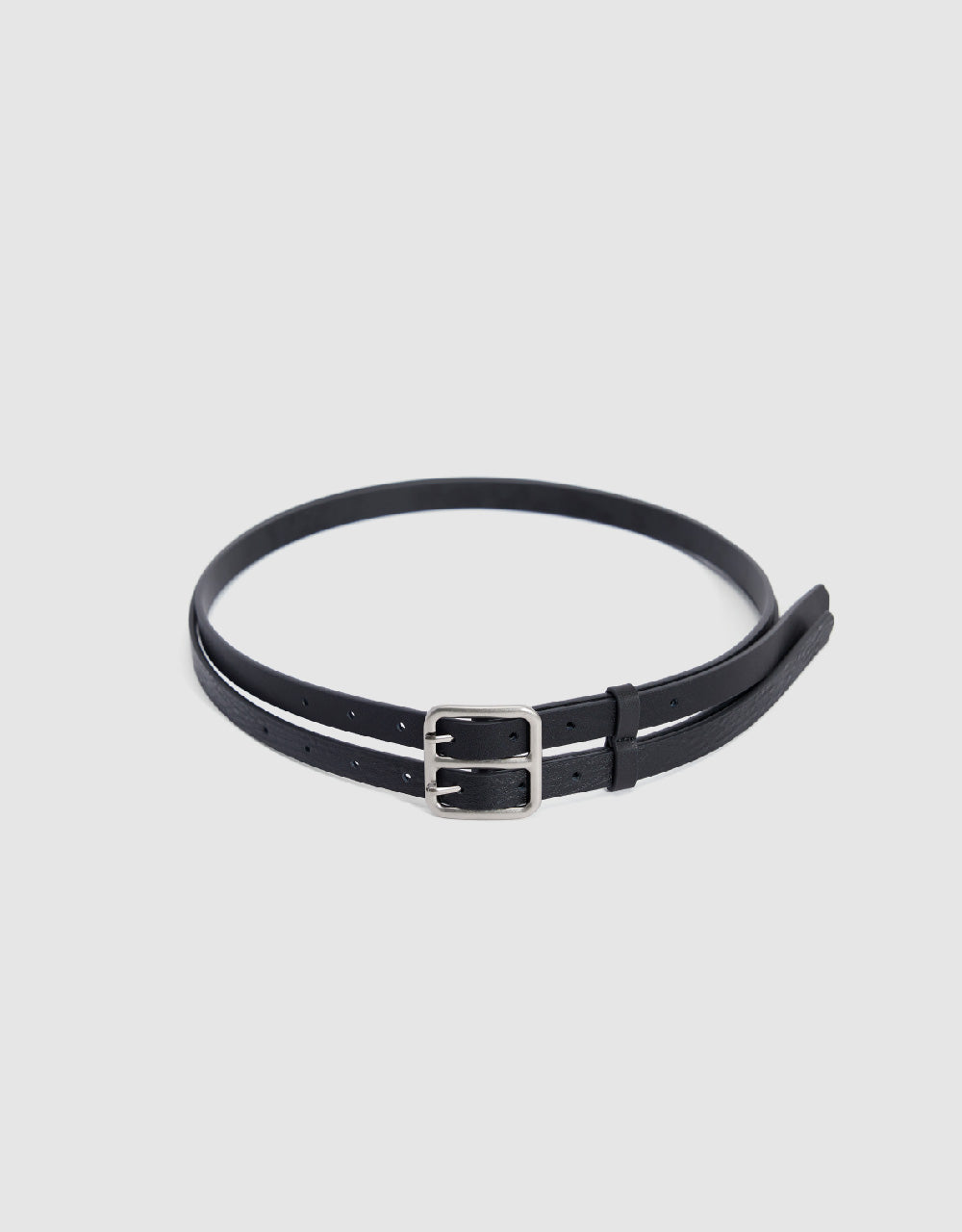 Vegan Leather Double Belt