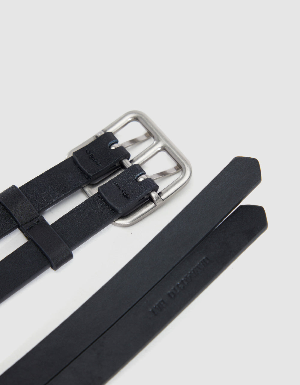 Vegan Leather Double Belt