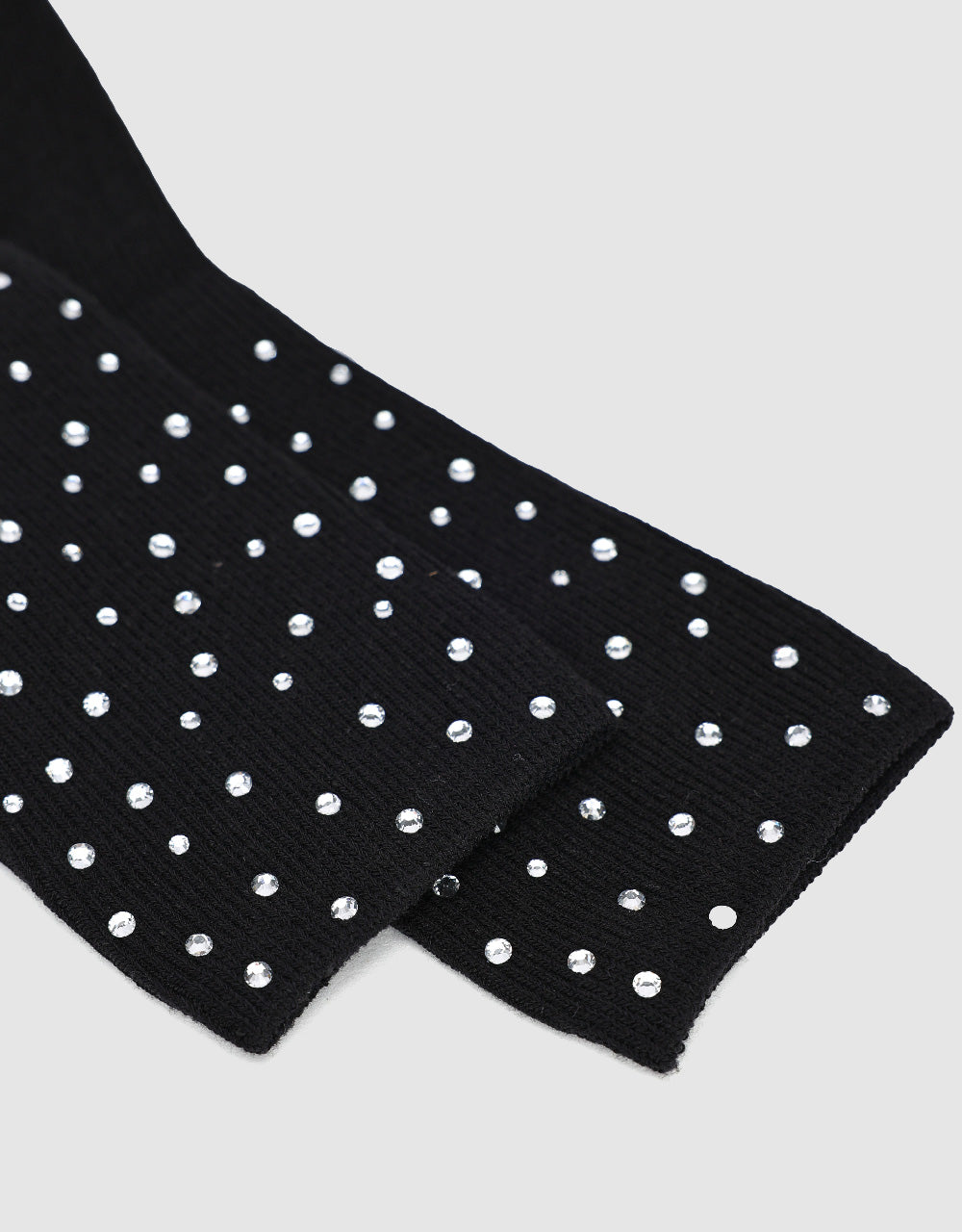 Rhinestone Décor Mid-Length Socks