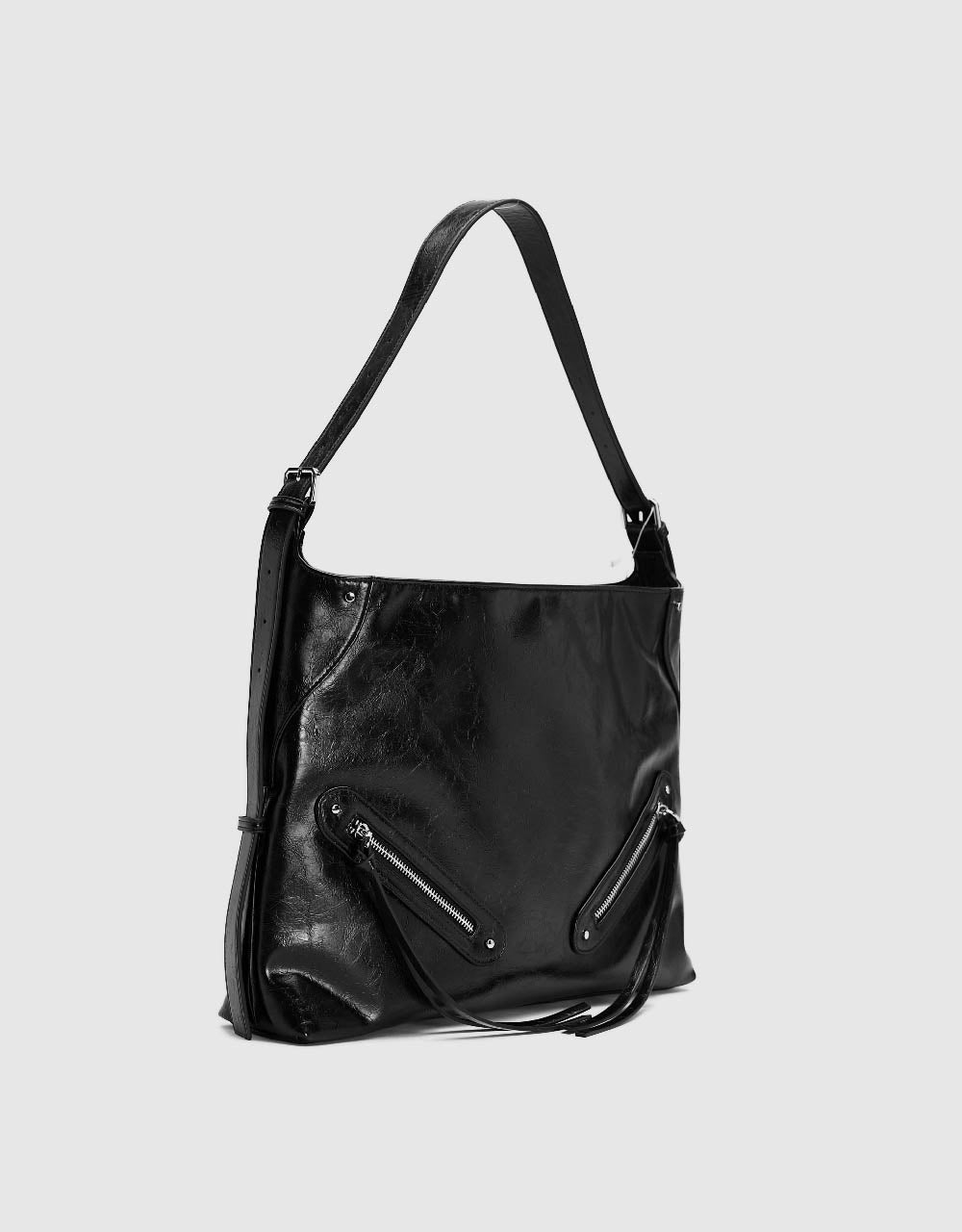 Vegan Leather Shoulder Bag