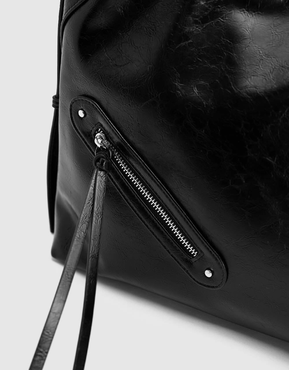 Vegan Leather Shoulder Bag