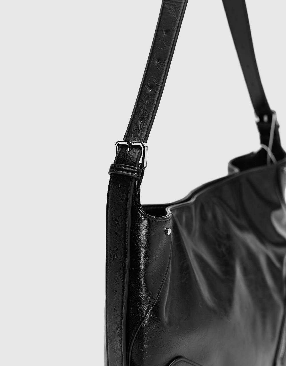 Vegan Leather Shoulder Bag