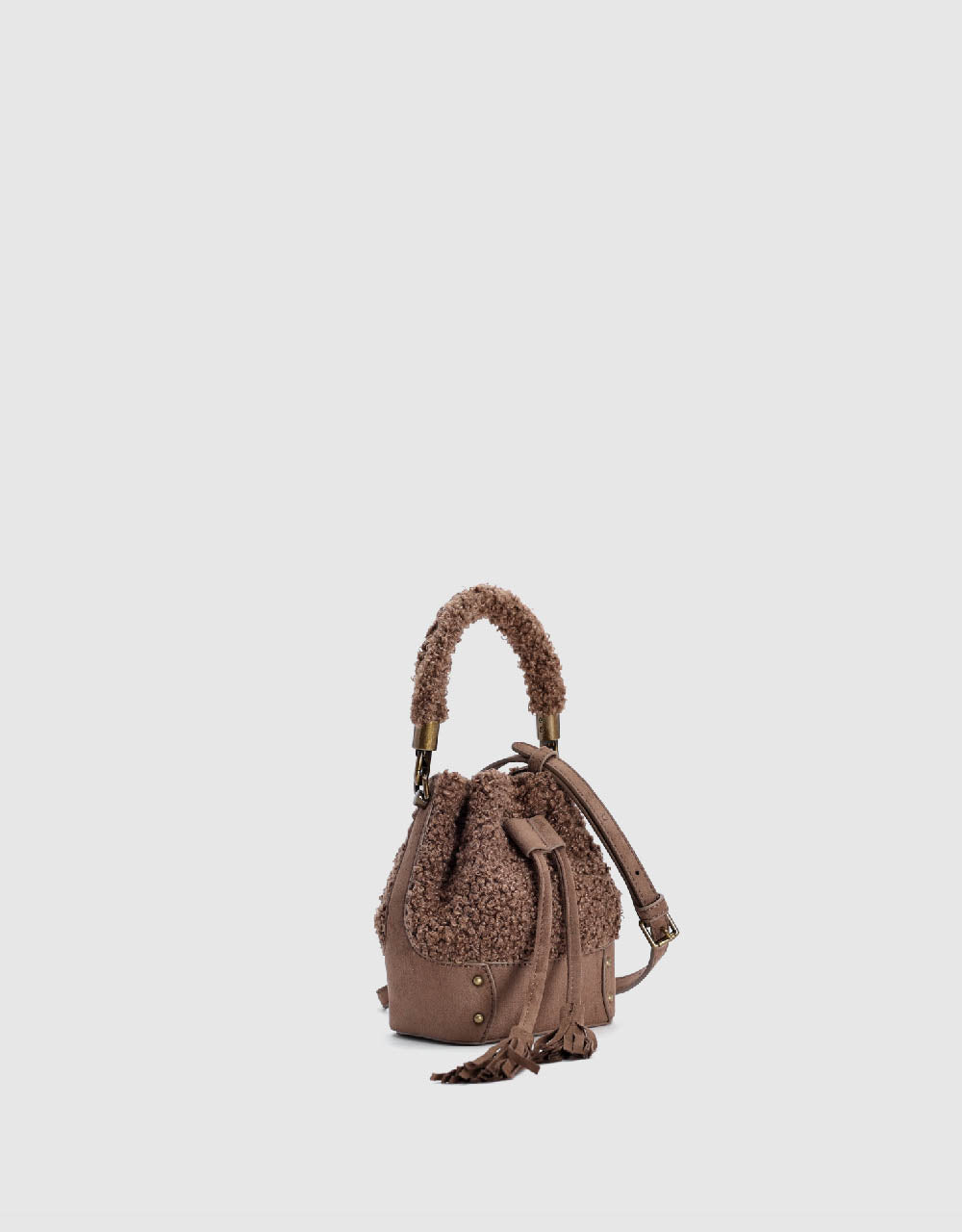 Furry Bucket Bag