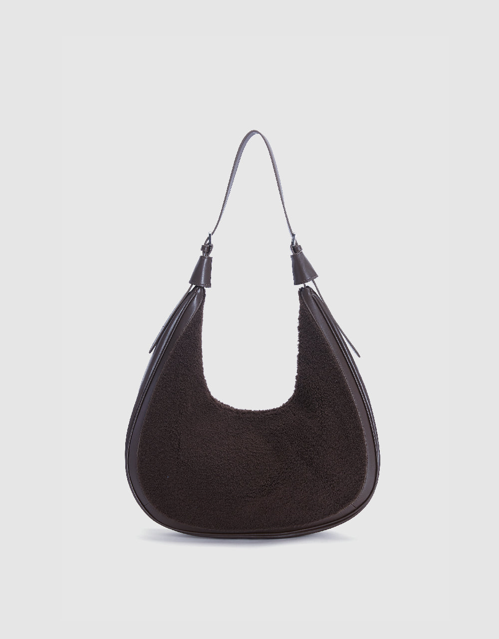 Furry Vegan Leather Shoulder Bag