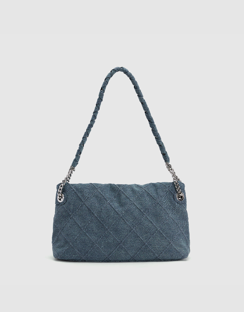 Quilted Denim Shoulder Bag