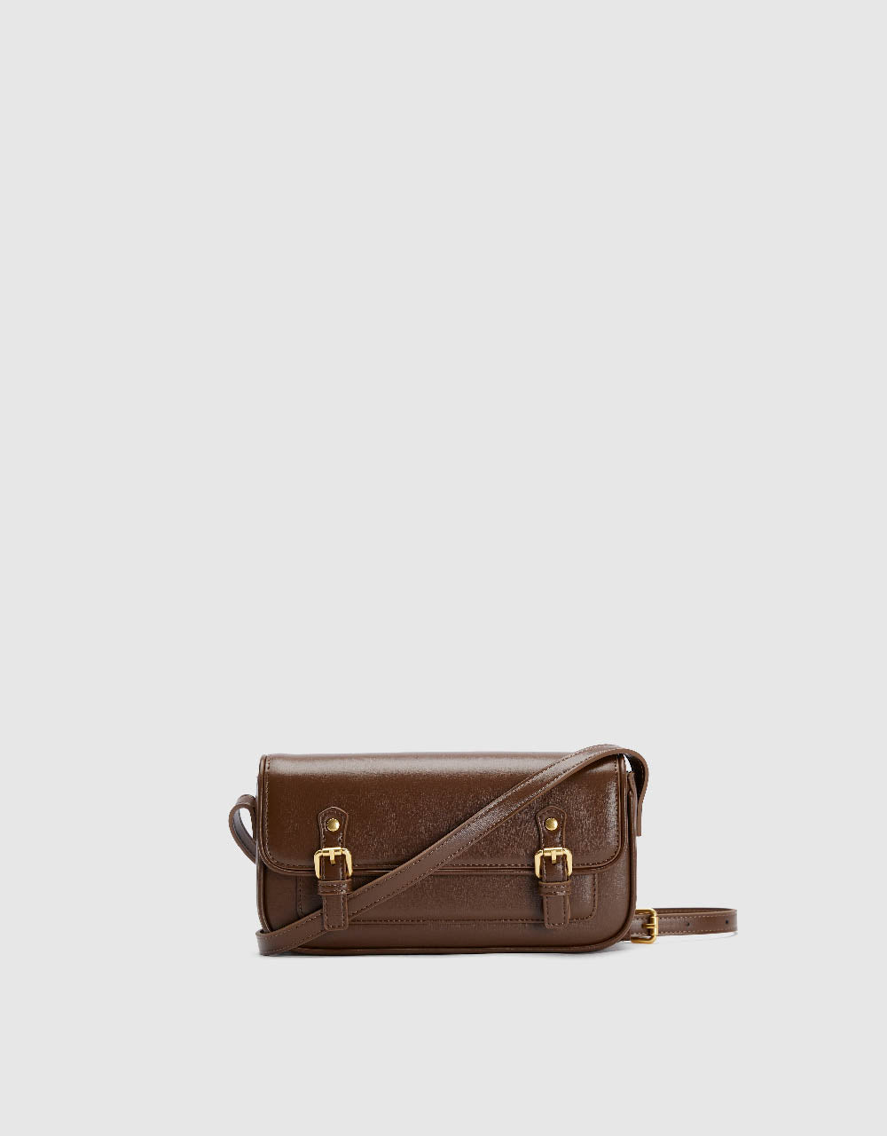 Vegan Leather Messenger Bag