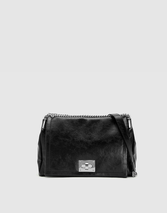 Vegan Leather Shoulder Bag