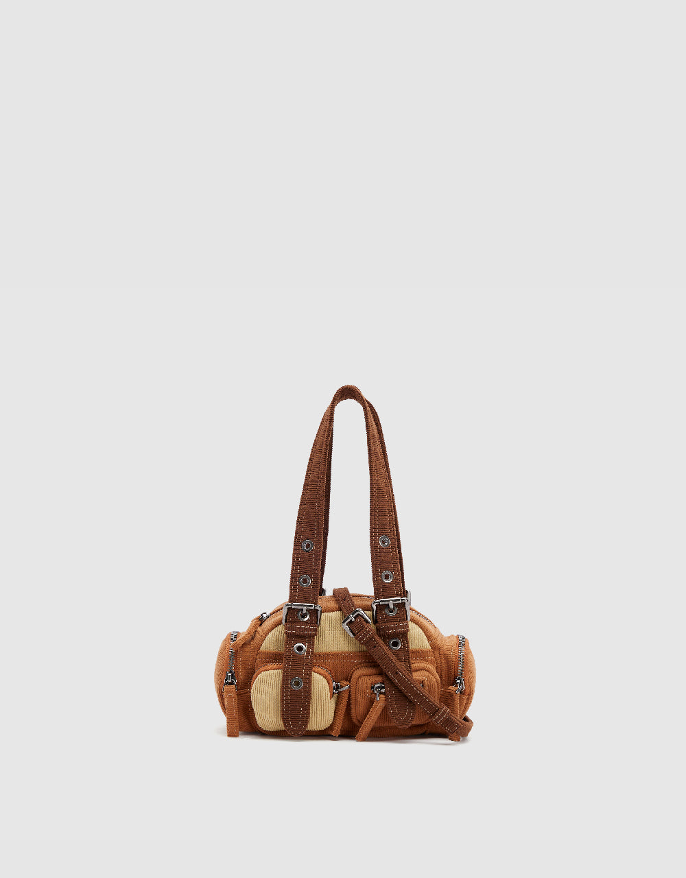 Buckled Strap Shoulder Bag