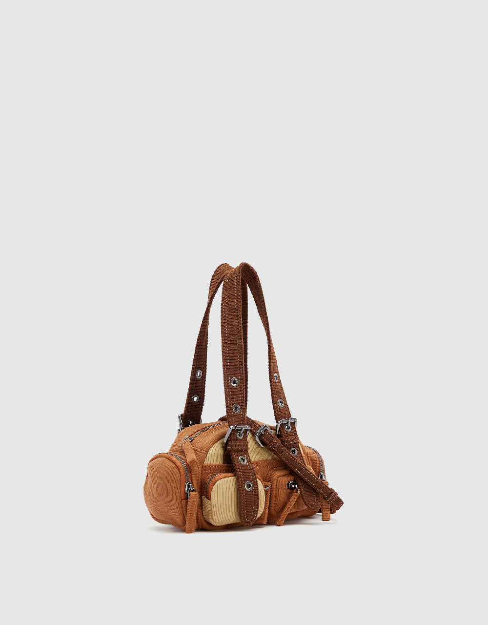 Buckled Strap Shoulder Bag