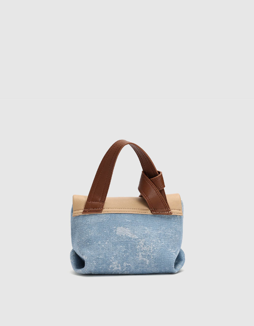 Two Toned Denim Shoulder Bag