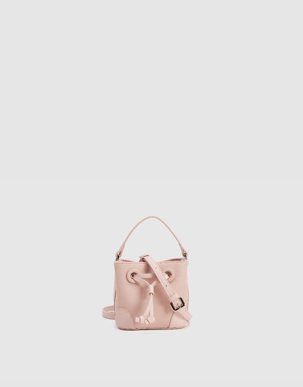 Vegan Leather Mini Bucket Bag