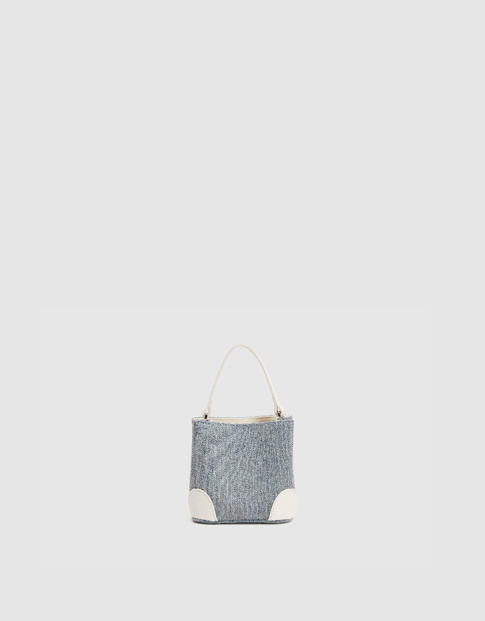 Mini Denim Bucket Bag