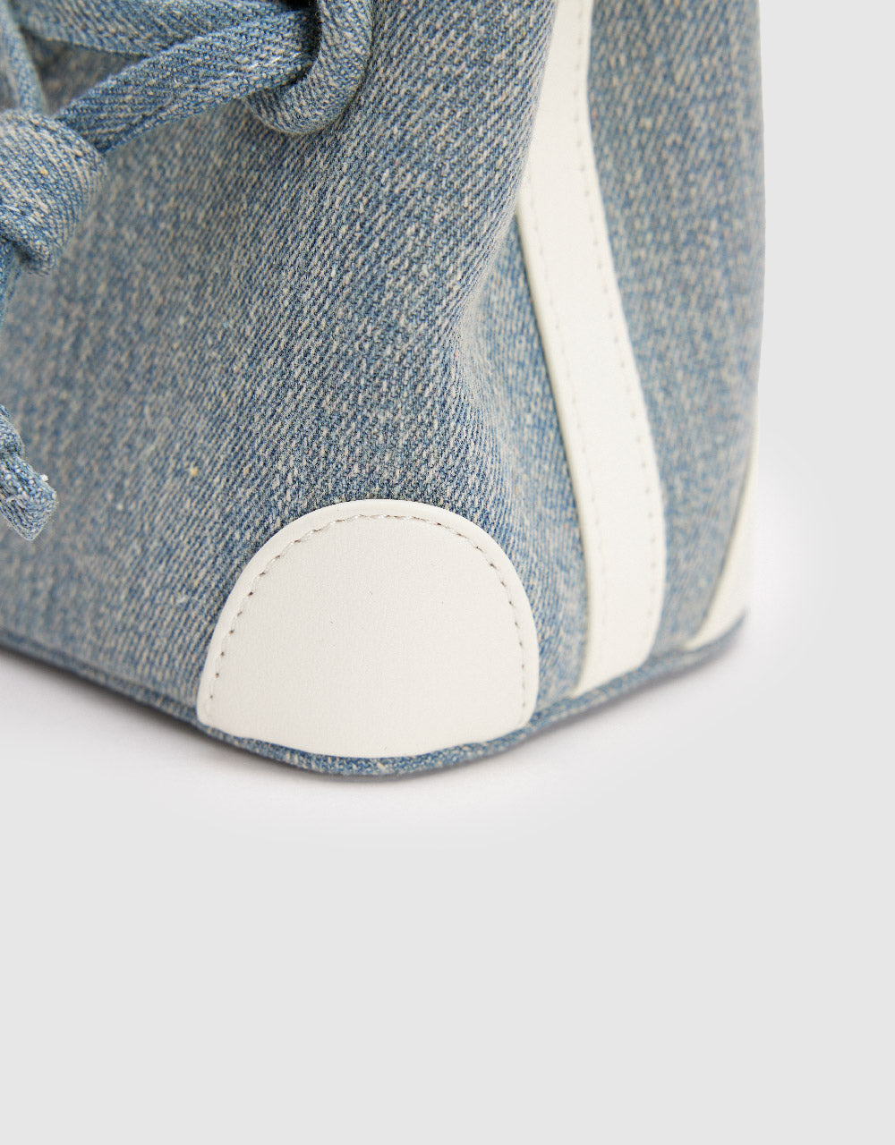 Mini Denim Bucket Bag