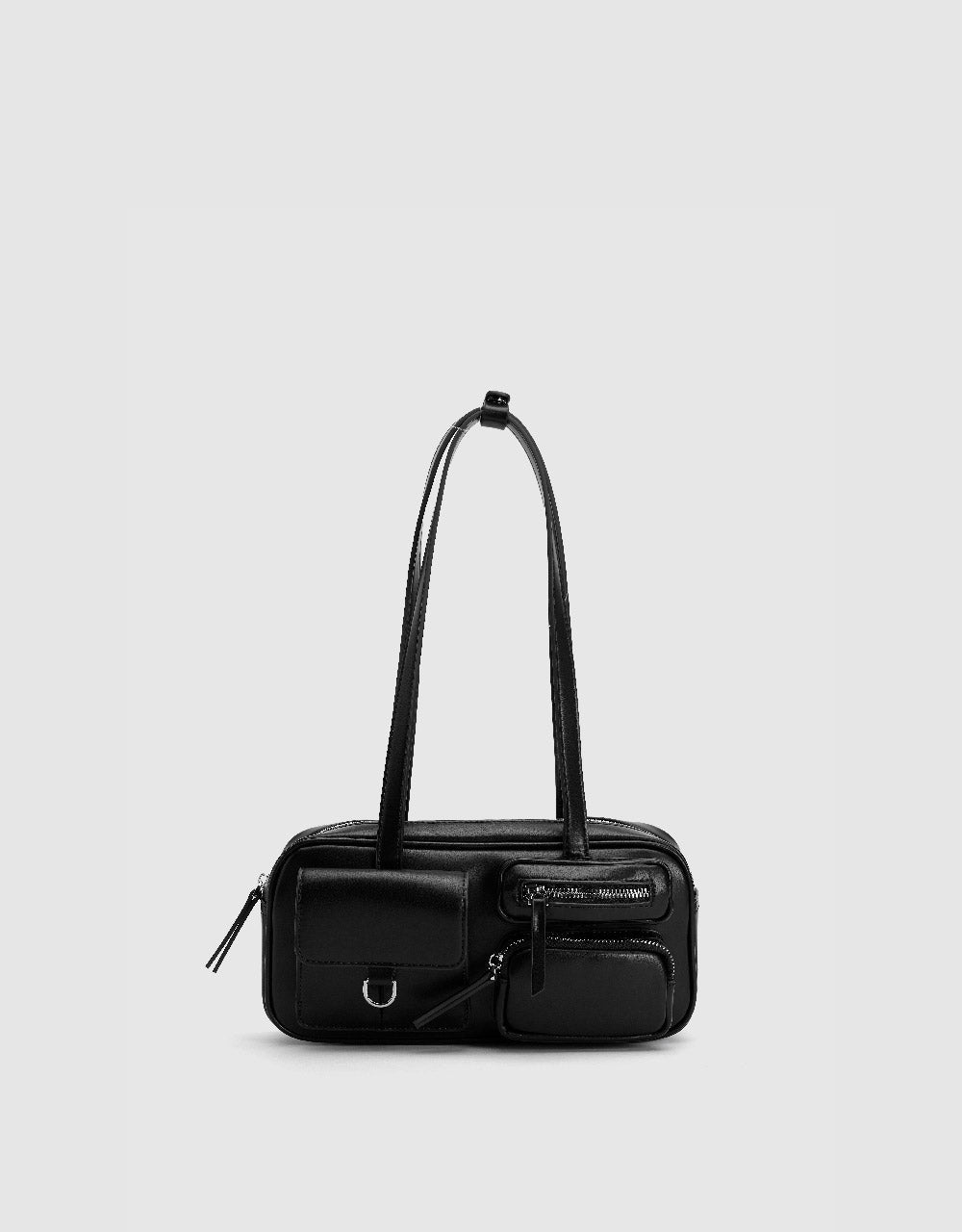 Vegan Leather Bowler Bag