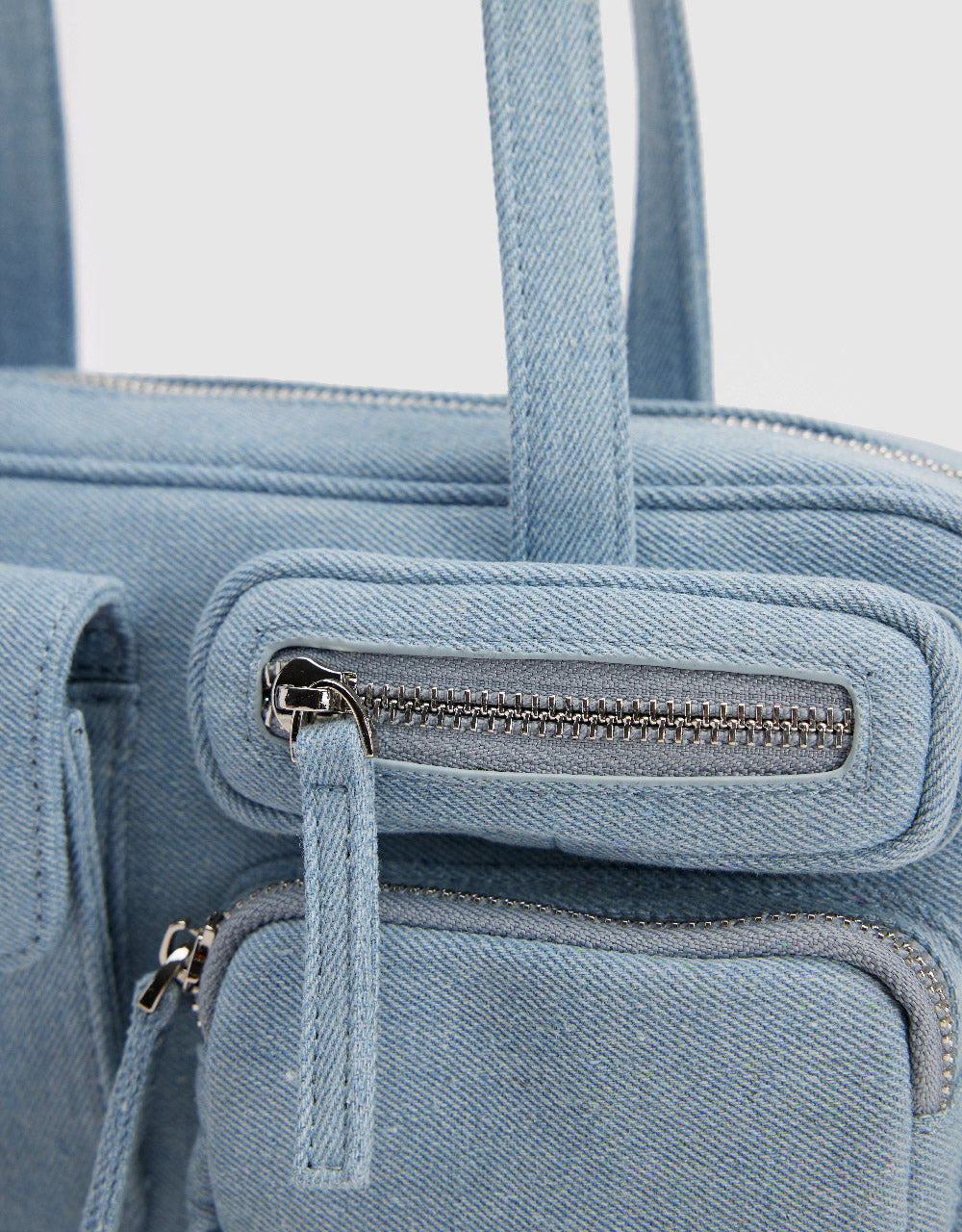 Denim Bowler Bag