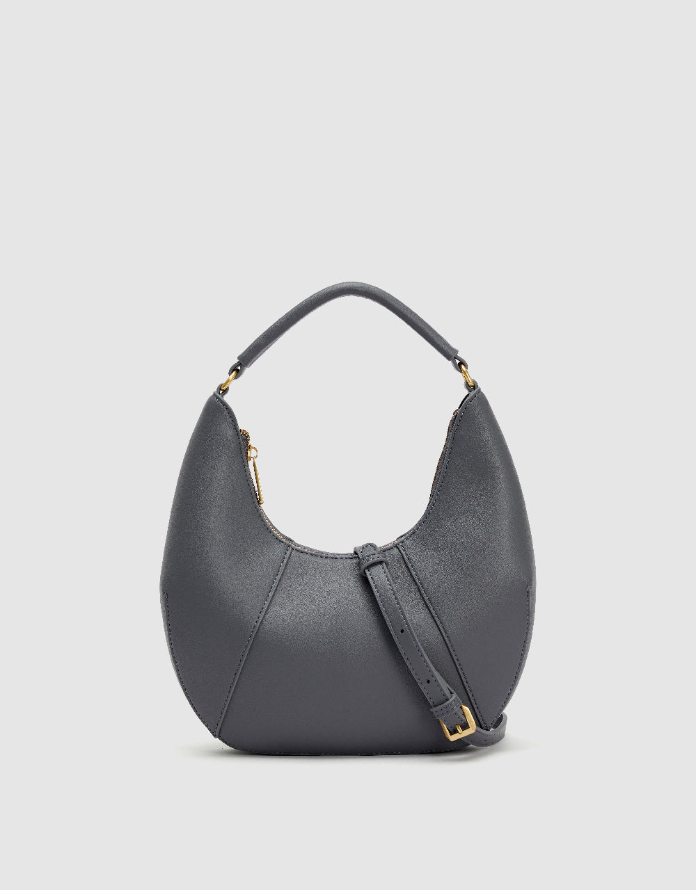 Vegan Leather Crescent Bag