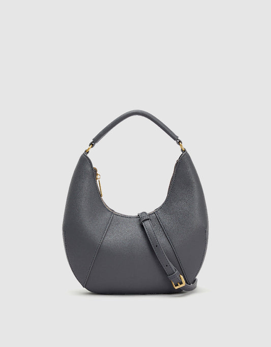 Vegan Leather Crescent Bag