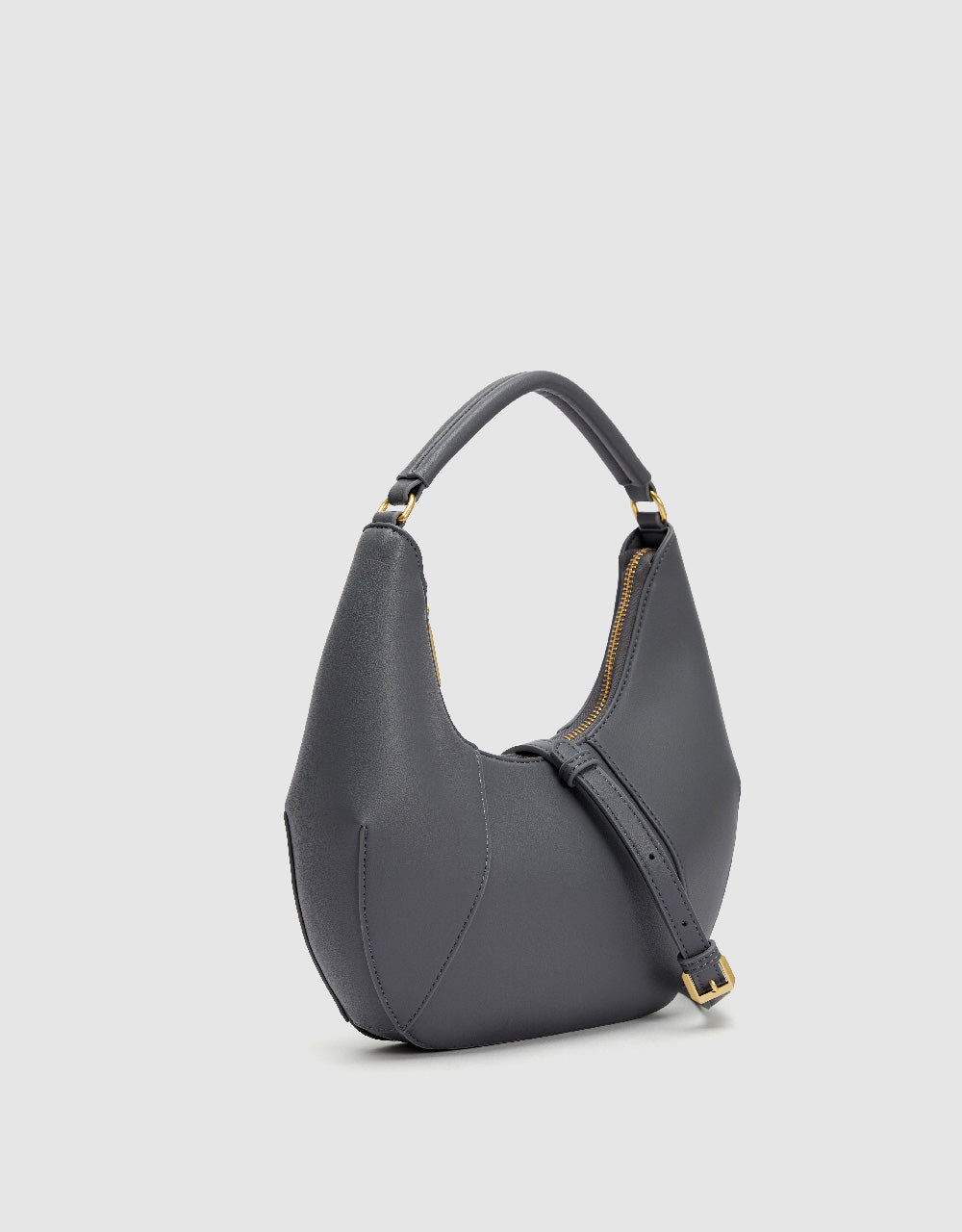 Vegan Leather Crescent Bag