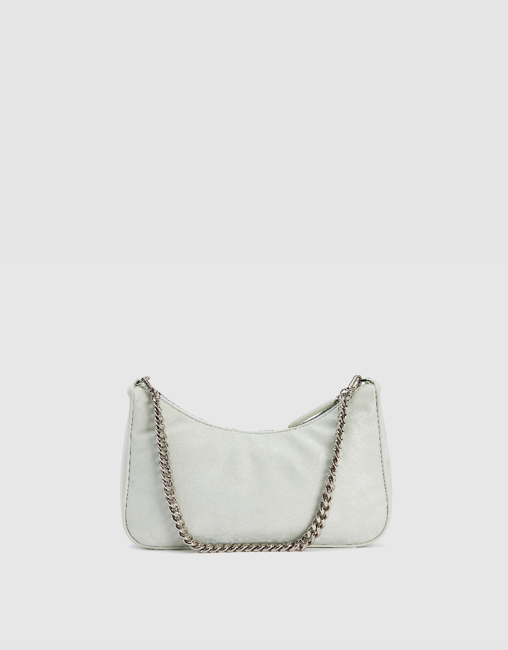 Chained Vegan Leather Shoulder Bag