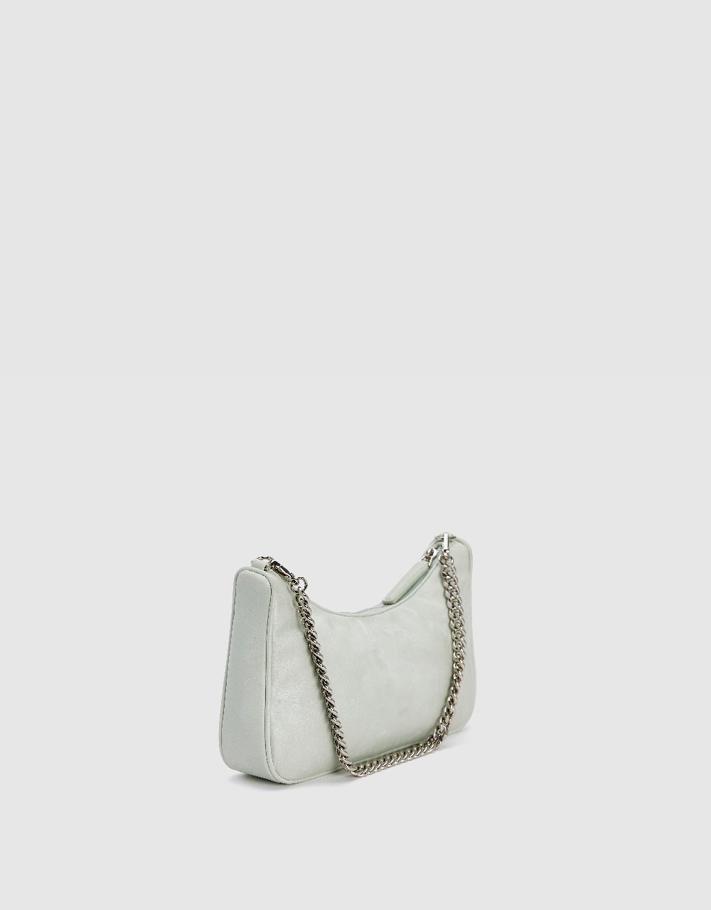Chained Vegan Leather Shoulder Bag