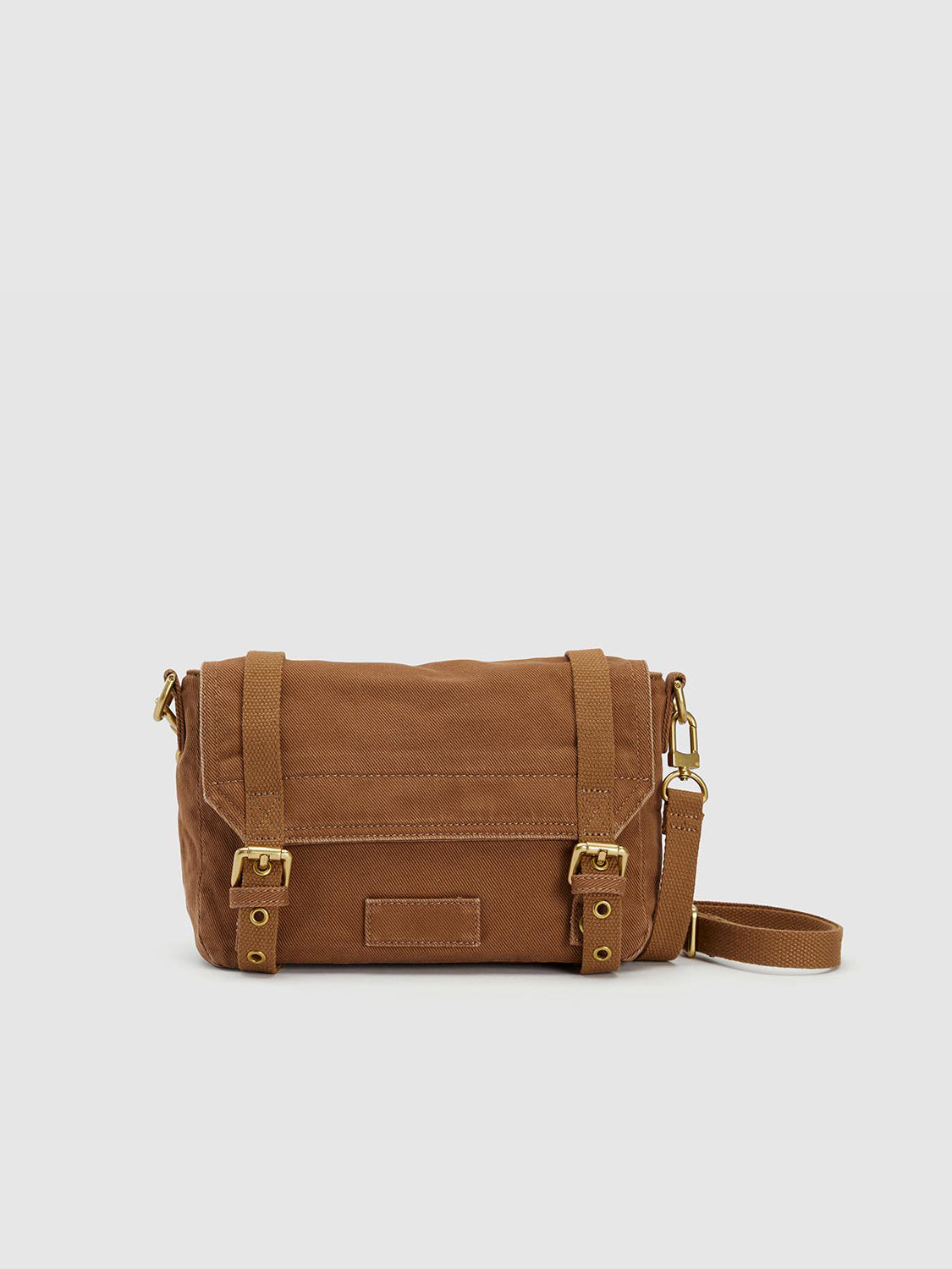 Double Buckled Shoulder Bag