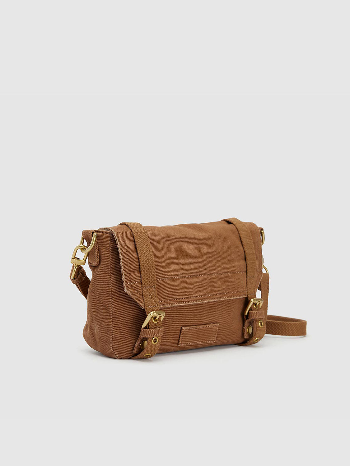 Double Buckled Shoulder Bag