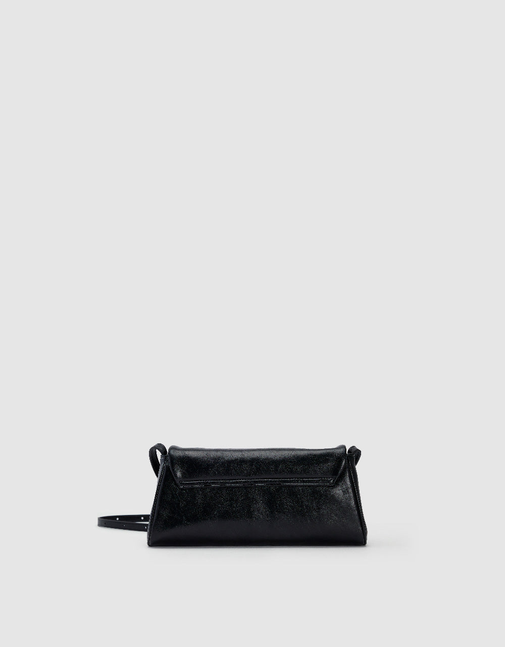 Turn Lock Vegan Leather Shoulder Bag