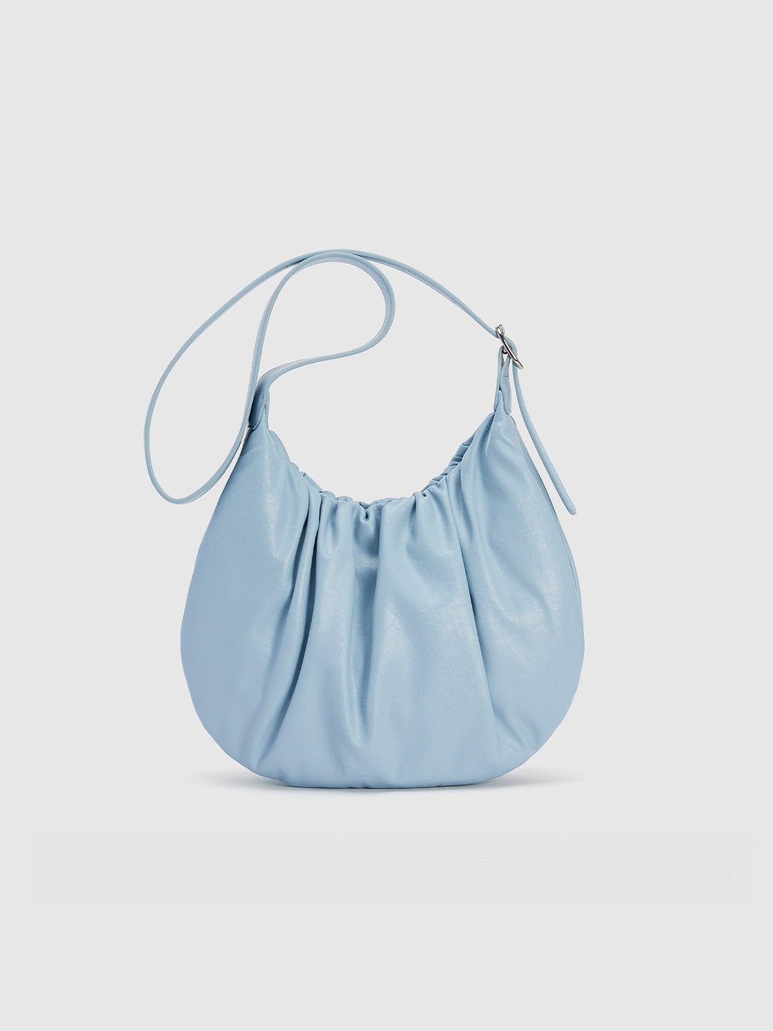 Bow Tie Décor Ruched Shoulder Bag