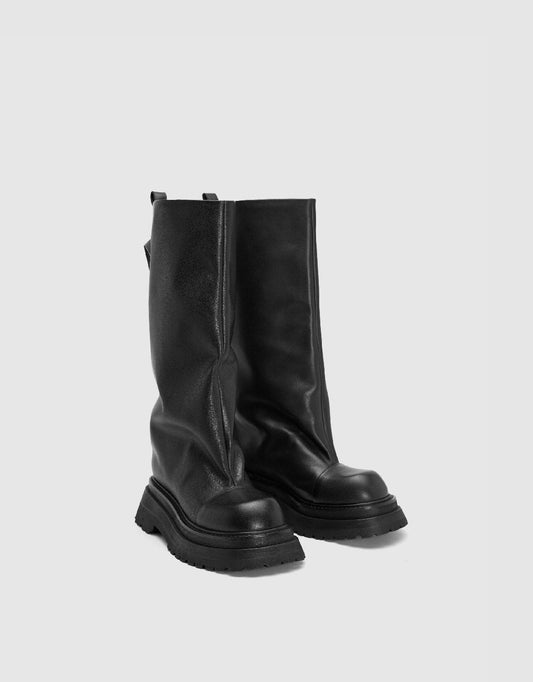 Round Toe Trouser Boots