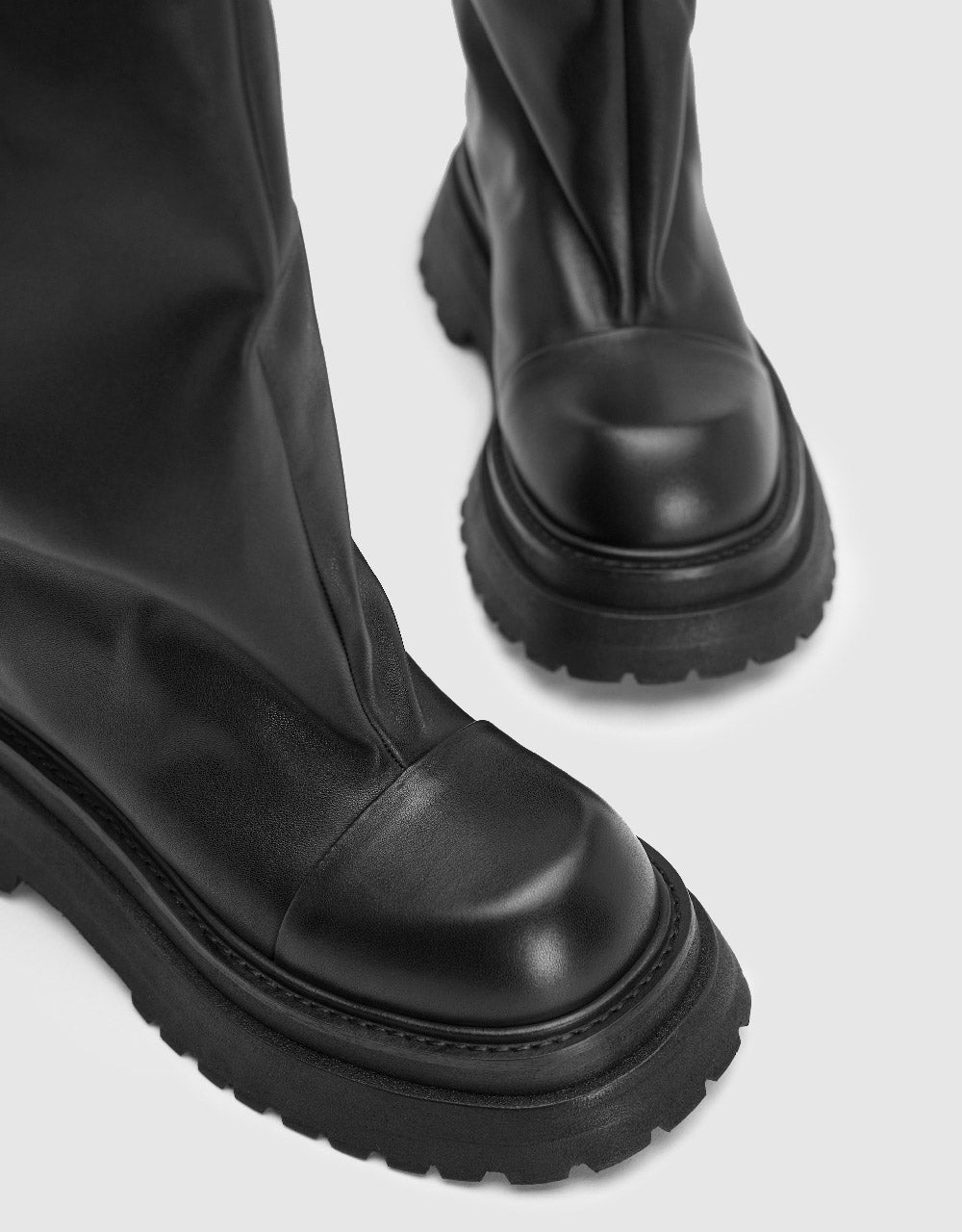 Round Toe Trouser Boots