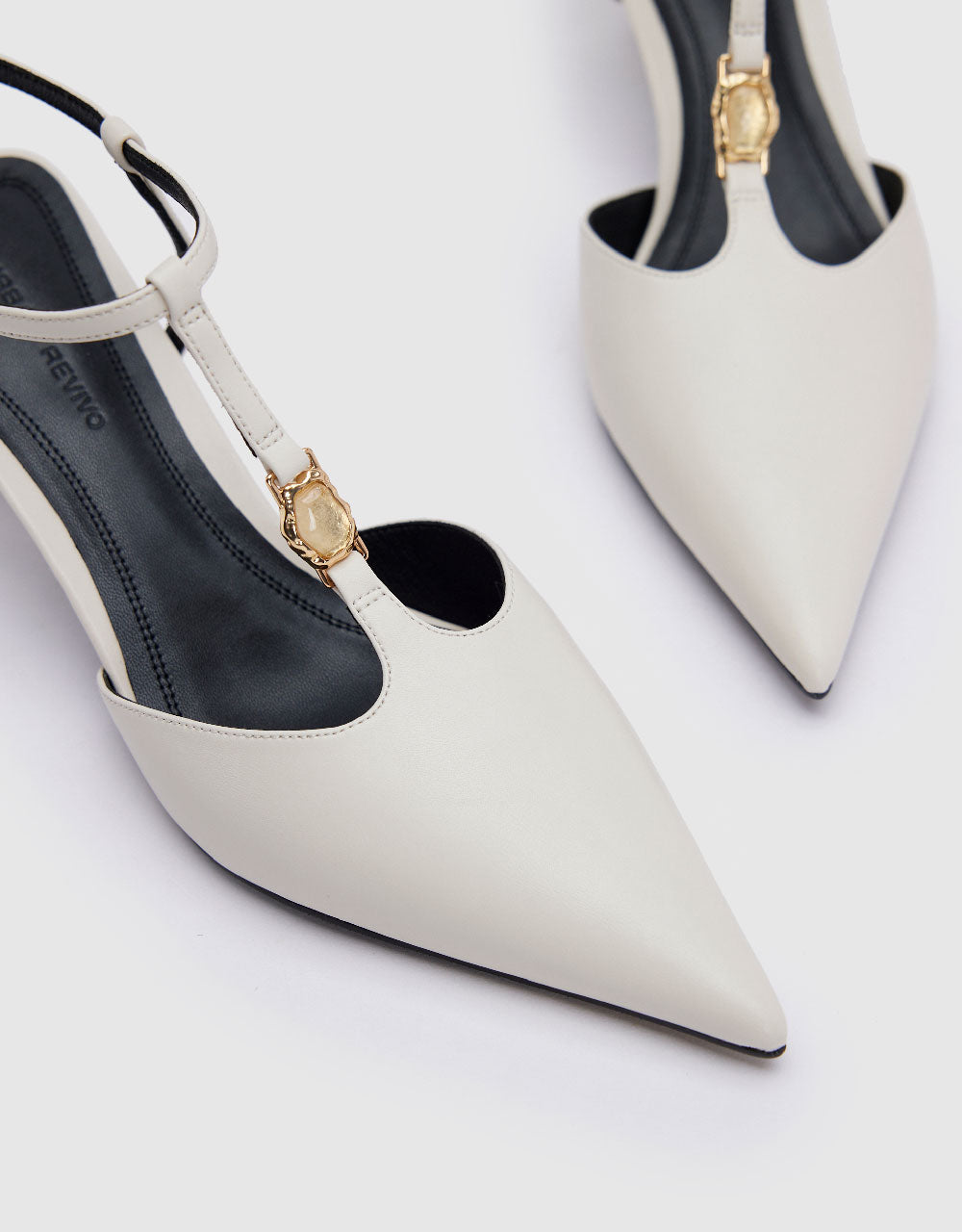 Pointed Toe Heeled Slingbacks