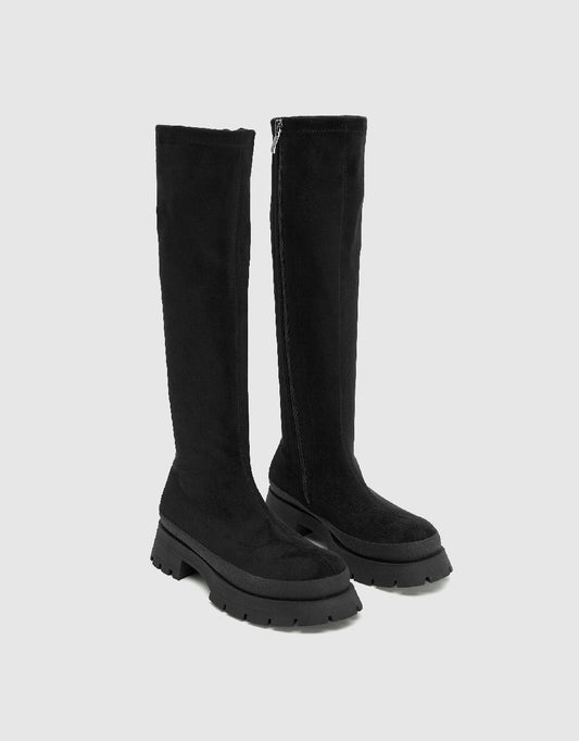 Round Toe Knee Boots