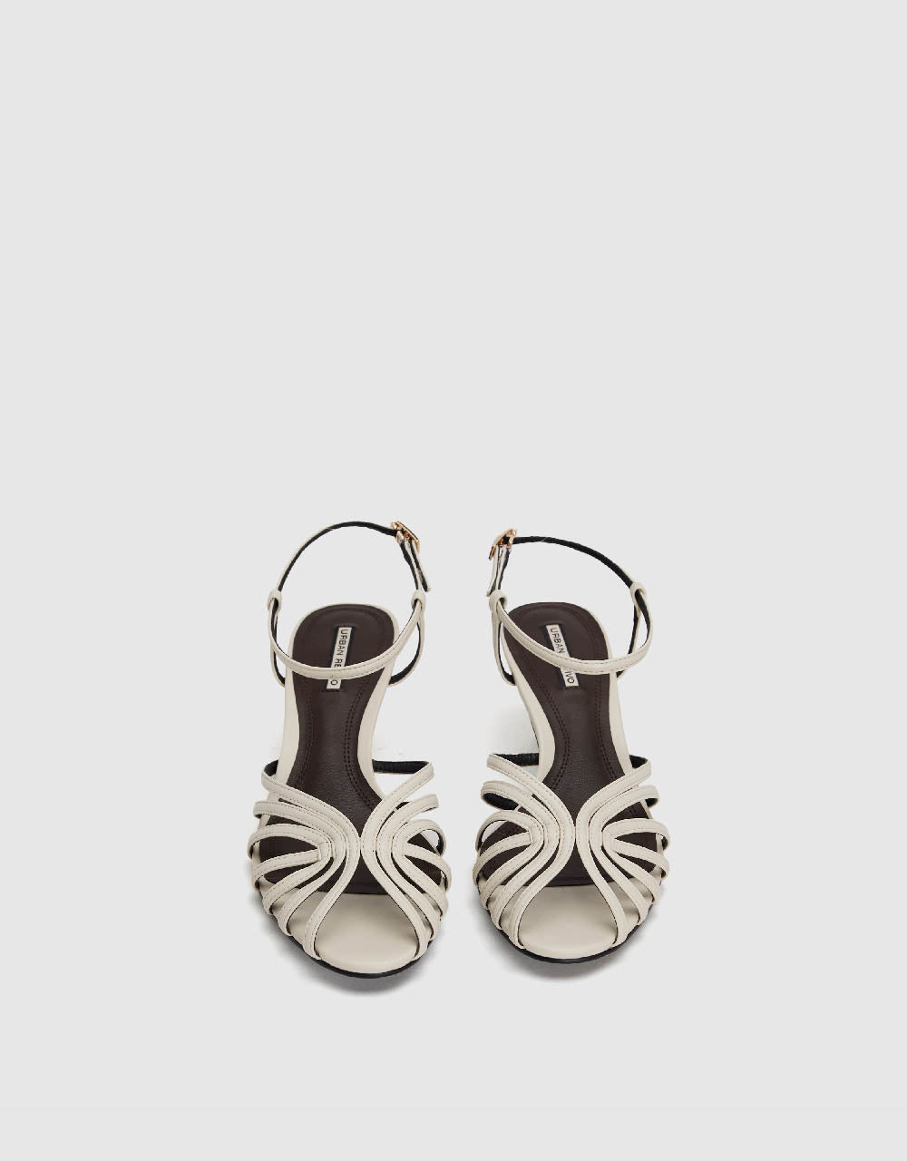 Heeled Round Toe Sandals