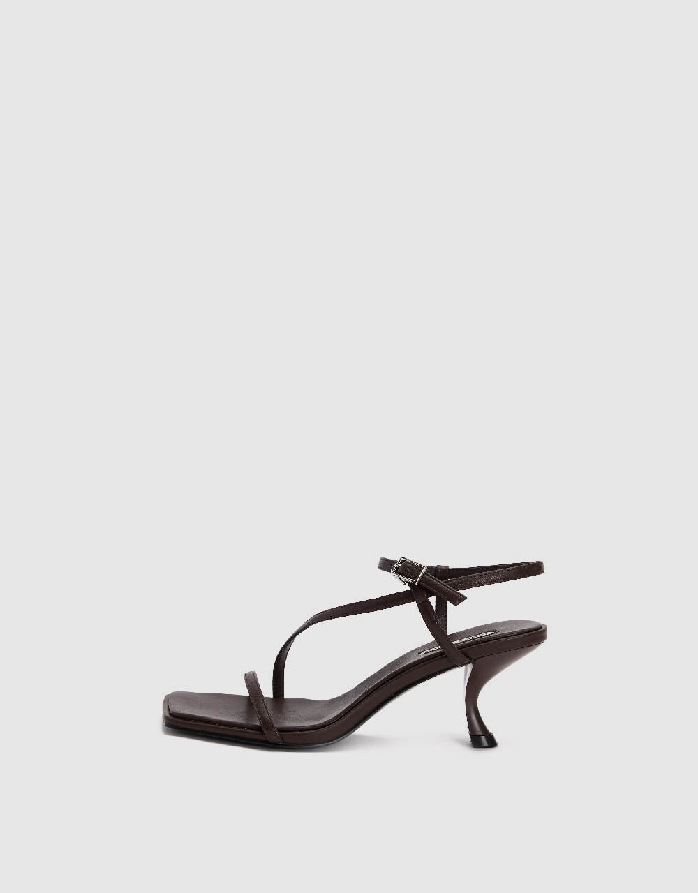 Heeled Square Toe Sandals