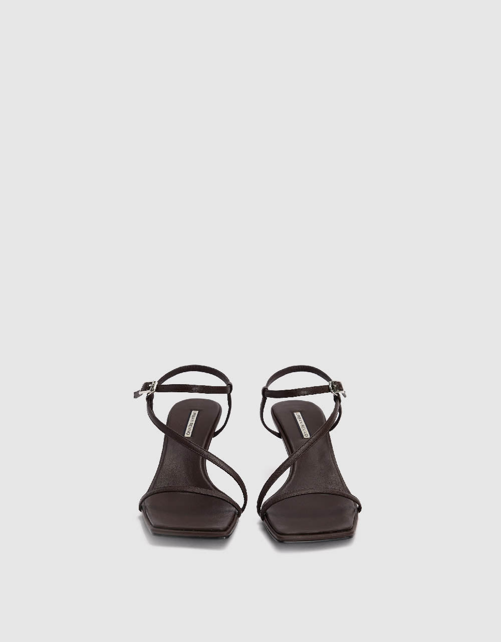 Heeled Square Toe Sandals