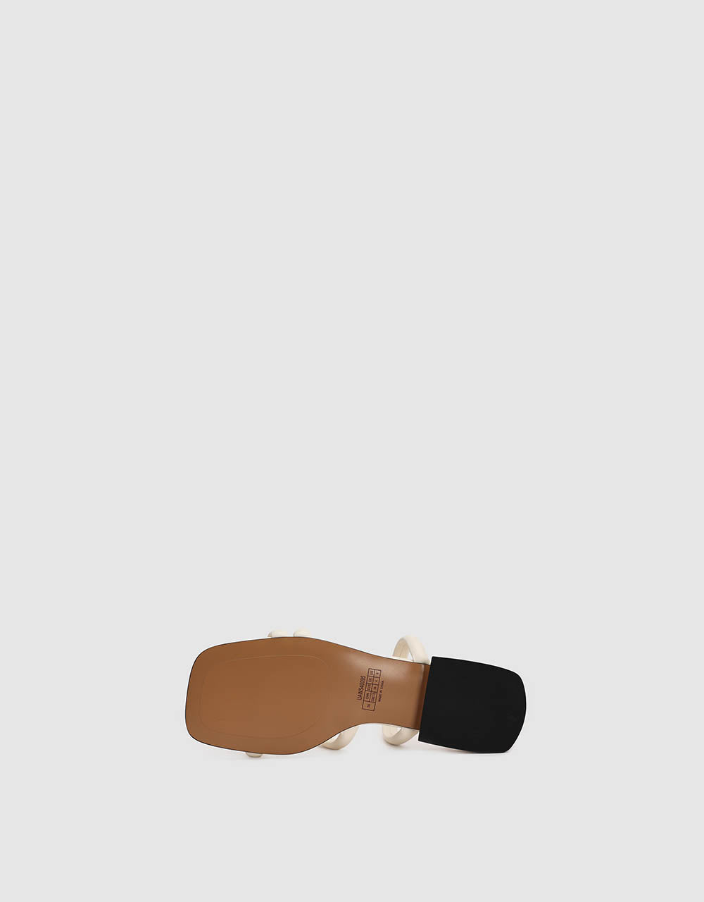 Vegan Leather Square Toe Slippers