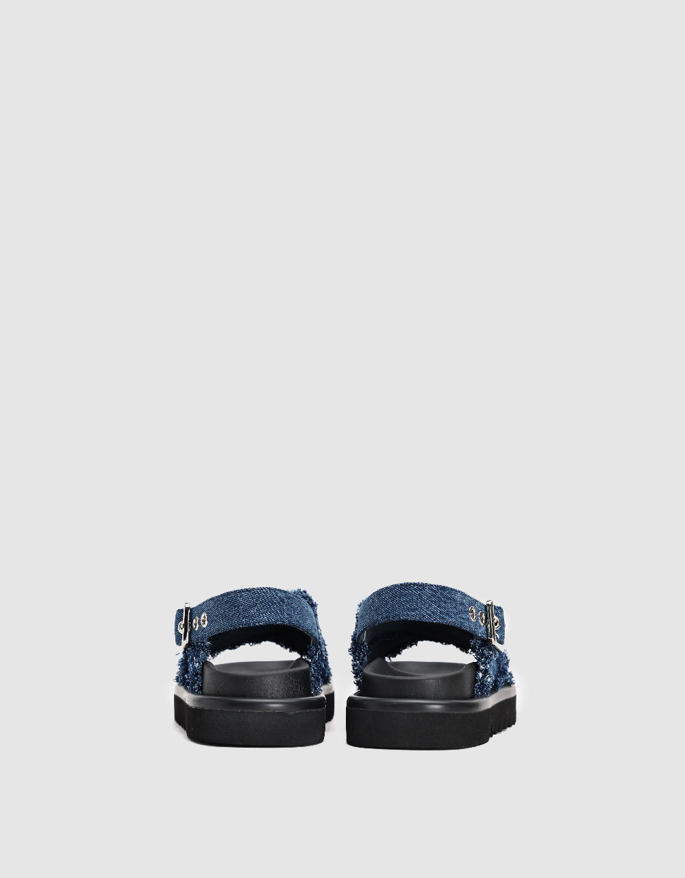 Denim Round Toe Sandals