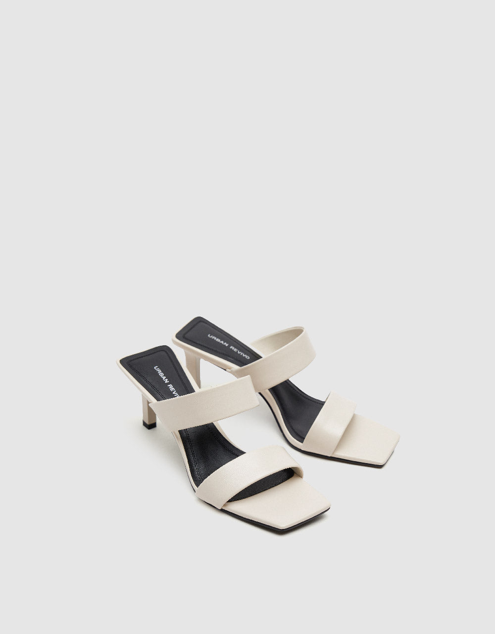 Square Toe Heeled Slippers