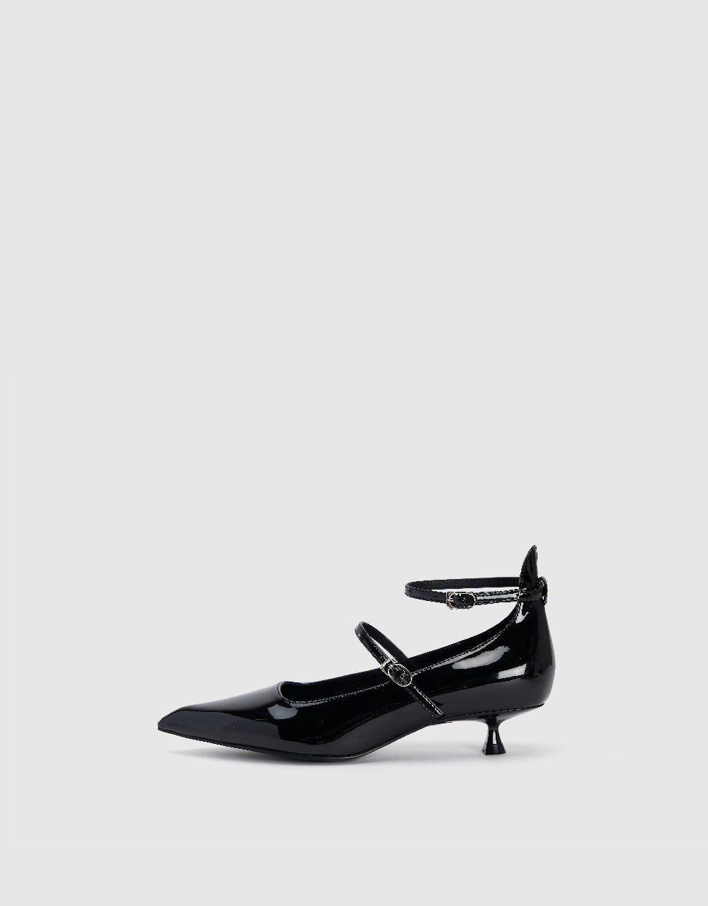 Point Toe Vegan Leather Heeled Pumps