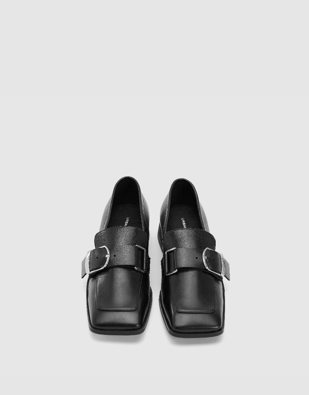 Square Toe Vegan Leather Pumps