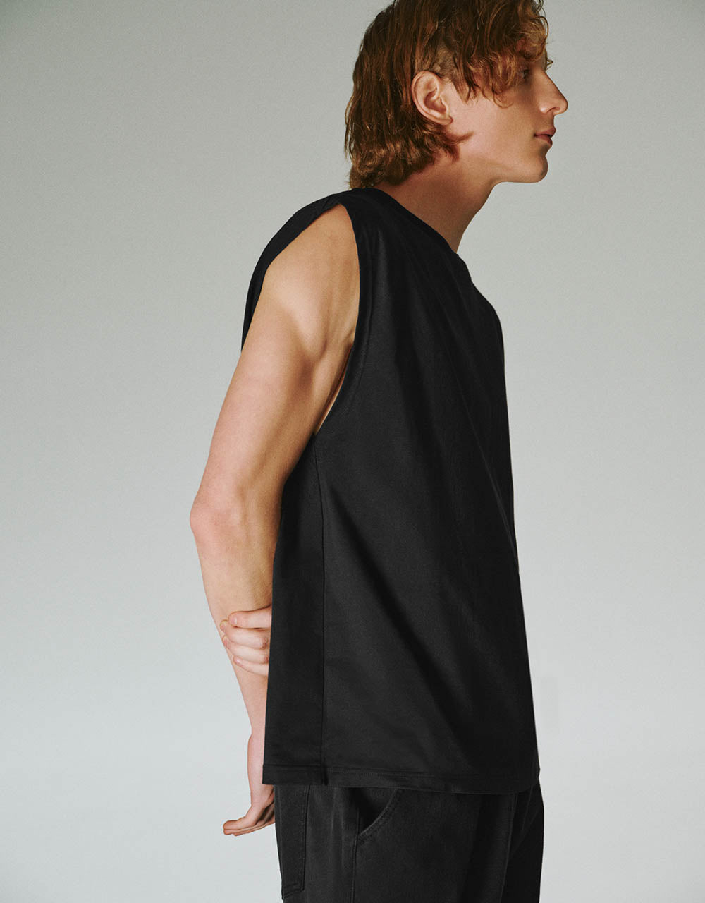 Crew Neck Loose Tank Top