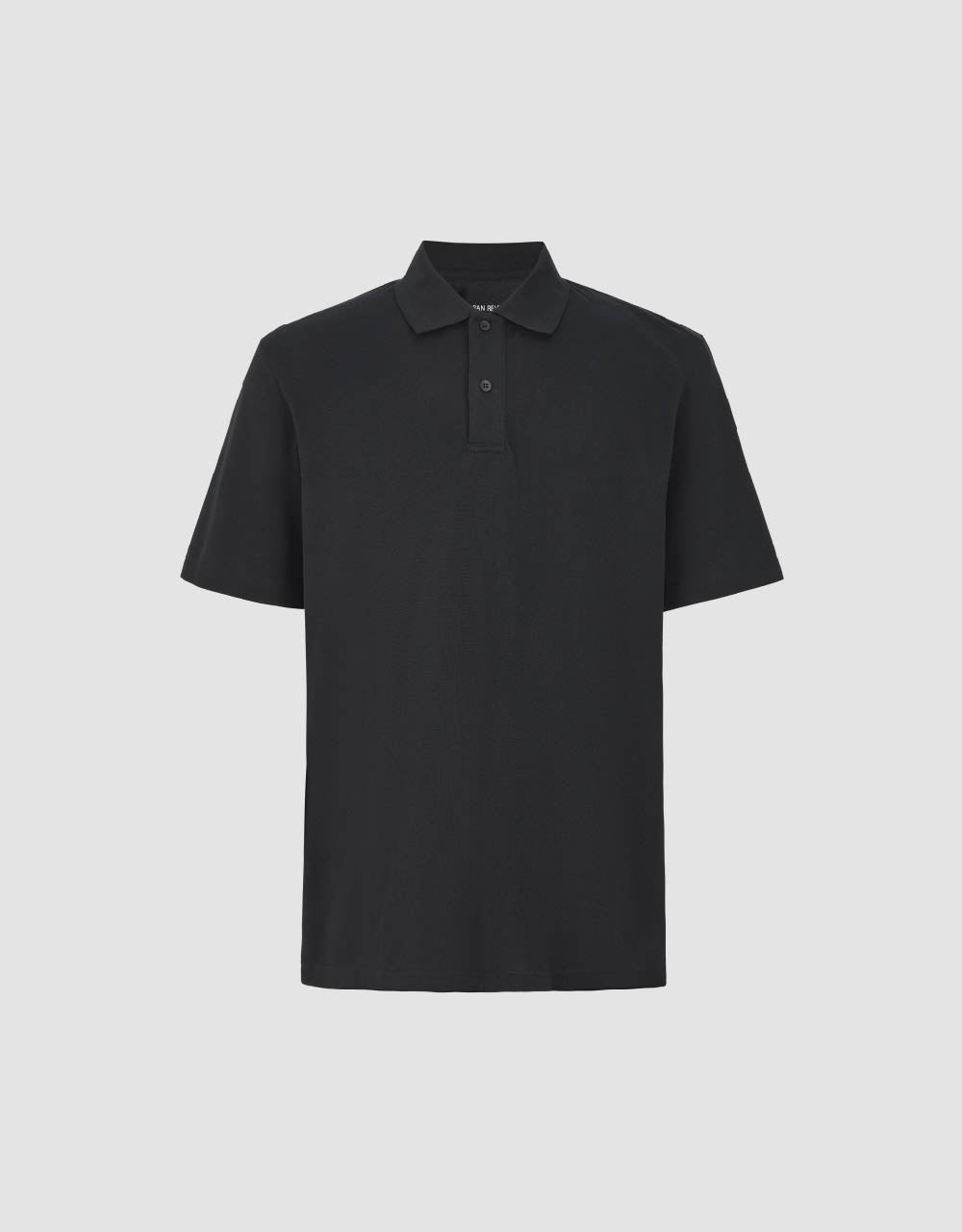 Button Half Placket Straight Polo Shirt