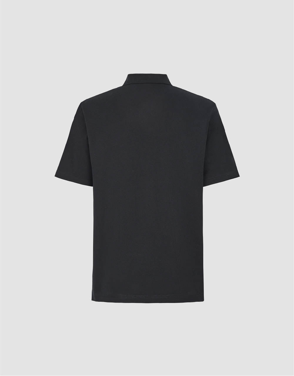 Button Half Placket Straight Polo Shirt