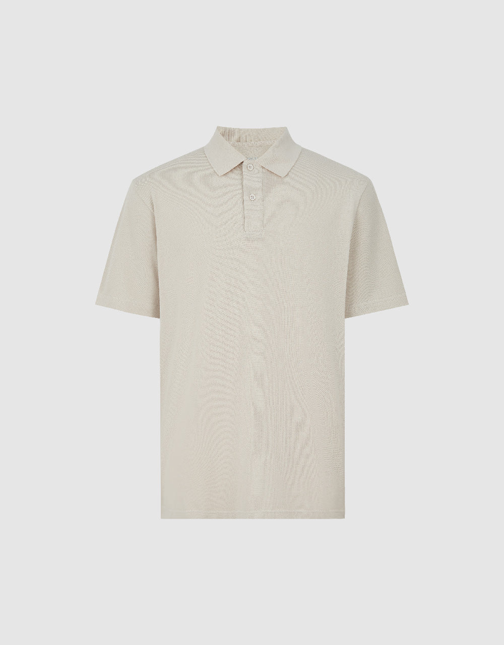 Button Half Placket Straight Polo Shirt