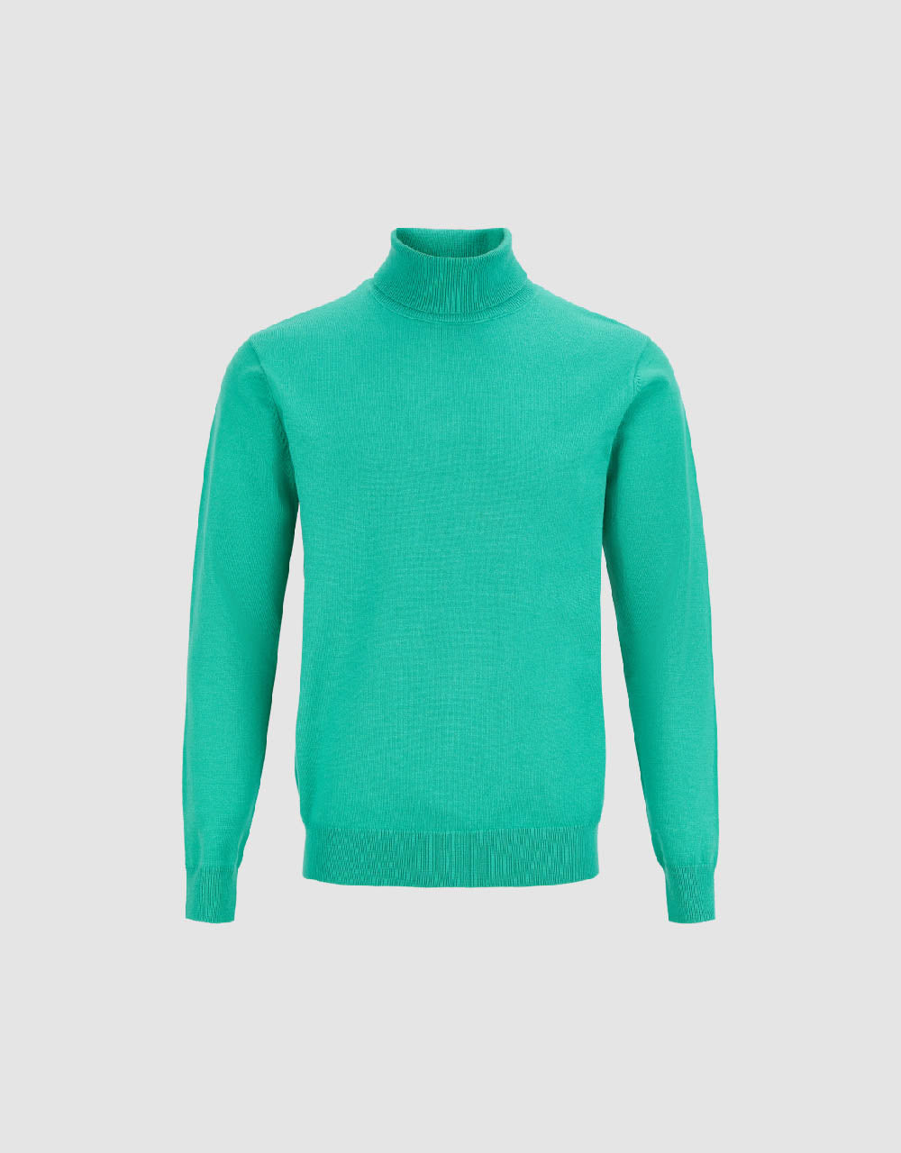 Turtle Neck Knitted T-Shirt